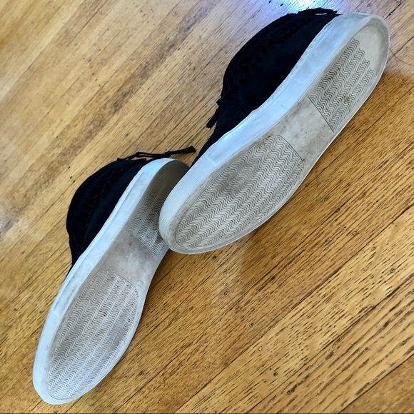 JOSHUA SANDERS SUEDE FRINGE SNEAKERS - Picture 6 of 6